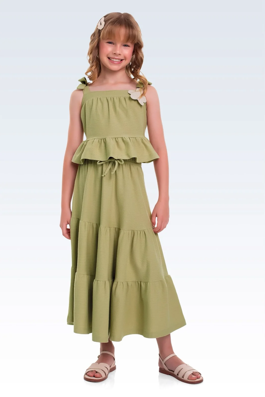 Conjunto Saia Midi Verde